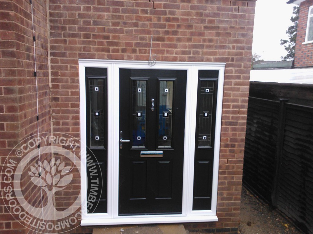 Tenby Solidor Composite Door by Timber Composite Doors in Black