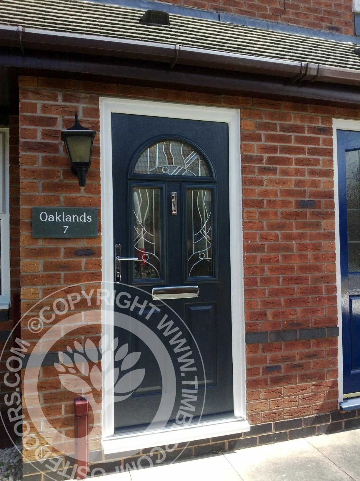 Conway Solidor Composite Door by Timber Composite Doors in Blue