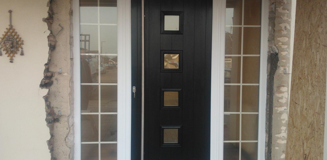 Black Solidor Parma Timber Composite Door