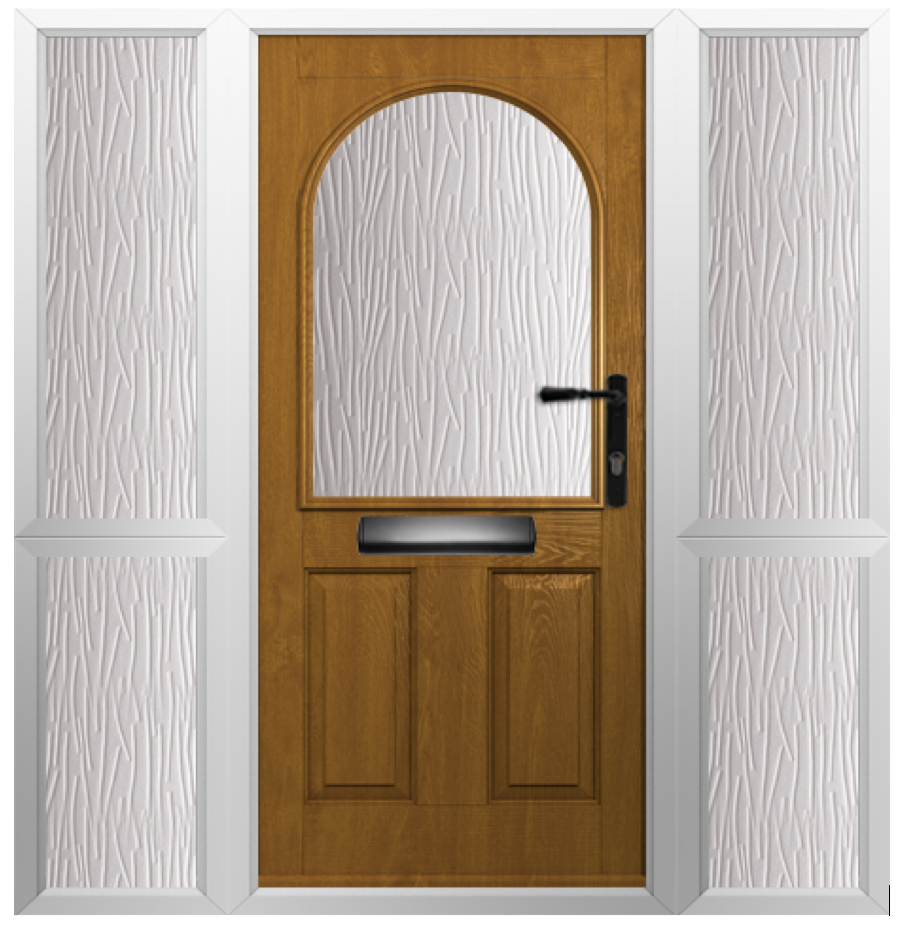 Solidor Stafford Timber Composite Door in Irish Oak