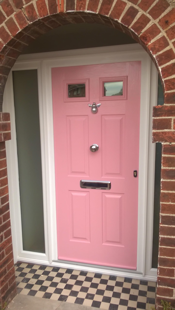 Pink Solidor Timber Composite Door