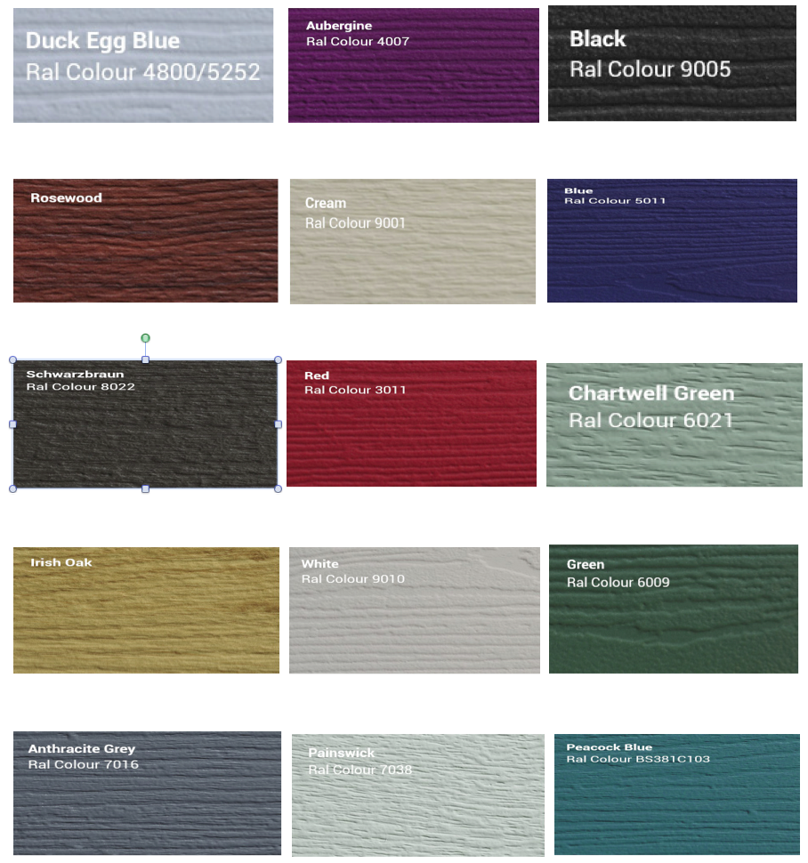 Standard Solidor Colours