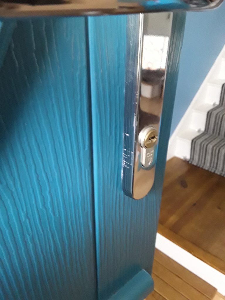 Its a Solidor Timber Composite Door with Ultion,