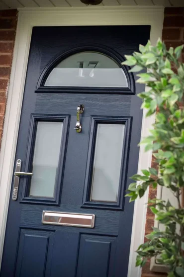 The Solidor Conway is a stylish composite door that works on almost any UK home, blending traditional charm with modern flexibility. Shown here as the Conway 3