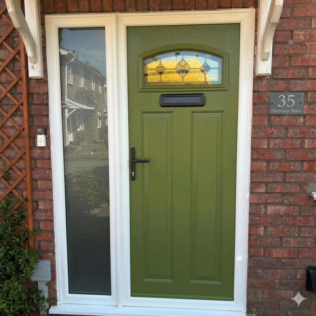 Solidor composite door from Timber Composite Doors — solid timber core for long-term sustainability, low environmental impact, and decades of reliable use