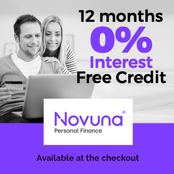 Novuna - 12 months 0% interest free credit - Available at the checkout