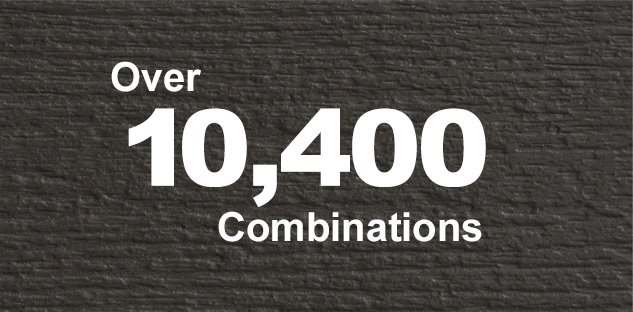 Over 10,400 Combinations